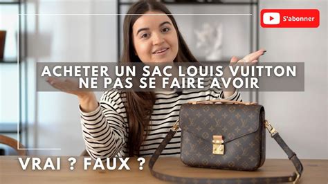 Identifier un vrai sac Louis Vuitton par rapport à un faux